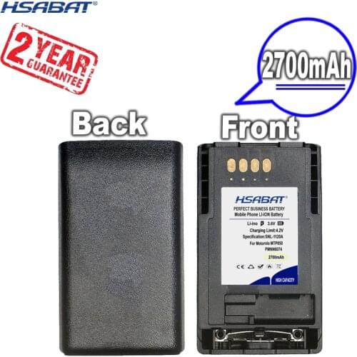 New Arrival [ HSABAT ] 2700mAh Battery for Motorola MTP850 MTP800 CEP400 FTN6574 FTN6574A PMNN6074 AP-6574 PMNN4351BC Radio