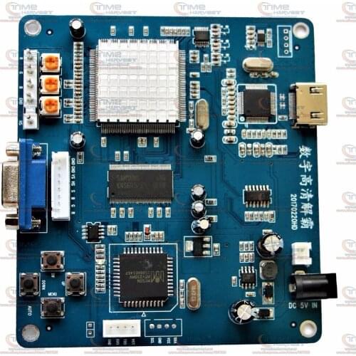 New Arrival CGA TO HDMI converter RGBS / CGA / EGA to HDMI converting Board PCB for HD LCD monitor arcade game cabinet machine