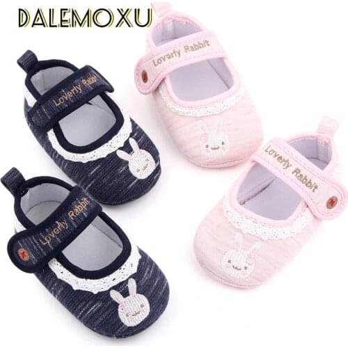 Baby 0-18M Princess Newborn Infant Baby Girls Shoes Causal Cotton Rabbit Sofe Anti-slip Footwear Toddler Crib Shoes Prewalker
