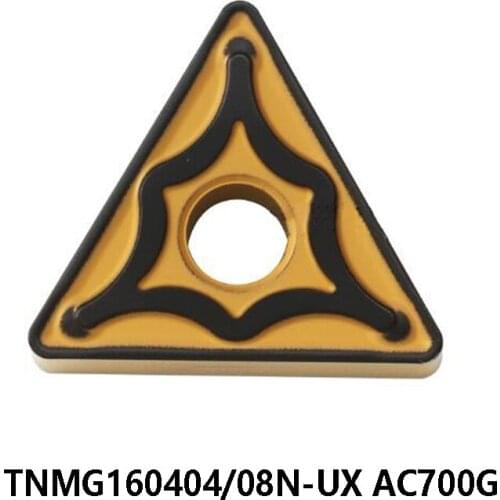 Original TNMG160404N-UX TNMG160408N-UX AC700G Carbide Inserts TNMG160404 TNMG160408 N-UX Lathe Cutter Turning Tool