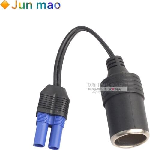 Portable EC5 Cigarette Lighter Socket Adapter Connector For 12V Car Battery Booster Car Jump Starter