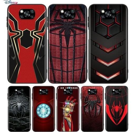 Iron Spider Man Infinity War For Xiaomi Poco X3 NFC M2 X2 F2 F3 C3 M3 F1 Pro Mi Play Mix 3 A3 A2 A1 6 Lite Soft Phone Case