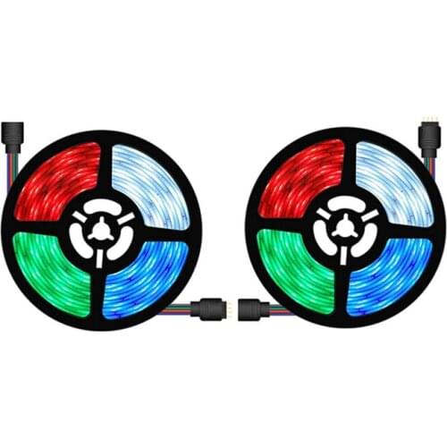 RGB LED Lamp 15M Led Light Tape 5050 SMD DC 12V Waterproof RGB LED Lamp Diode Ribbon Flexible Controller -EU Plug