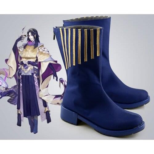 Unisex Anime Cosplay Onmyoji Yamata no Orochi Cosplay Costumes Boots Custom Made