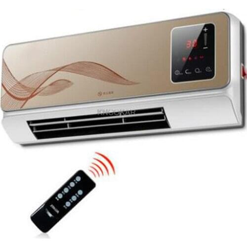 Waterproof Wall - Mounted Electric Heater Remote Wifi Control Air Conditioning Machine Heater Energy Saving 3 Gears Warm Device