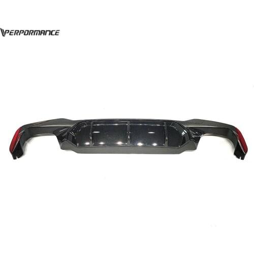 High quality PP rear diffuser rear bumper lip bumper diffuser for 5 series G30 M5 style trunk spoiler