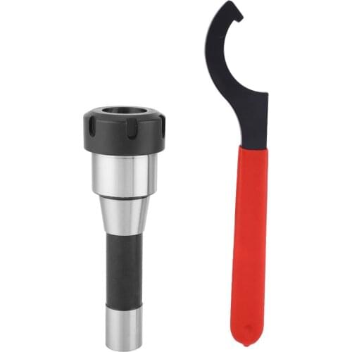 High Accuracy R8-ER32 Collet Chuck Holder Milling Cutter Tool + 1Pcs Hook Wrench Used To Reinforce Parts That Need
