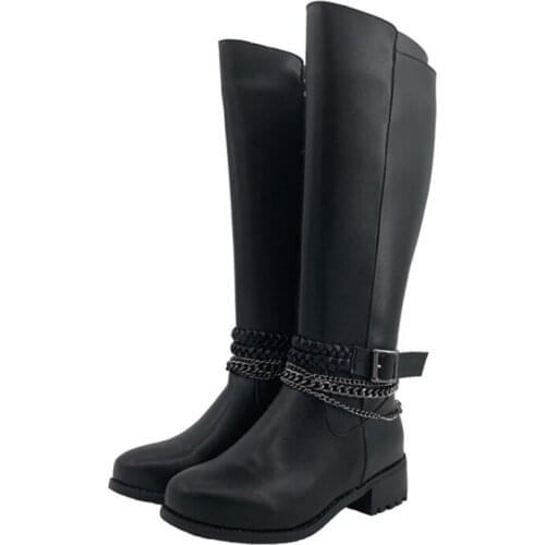 2020 Fashion Knee High Boots Women Vintage Soft Leather Zipper High Heels Long Boots Autumn Winter Woman Shoes botas mujer 856