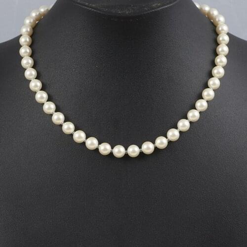 Gentle lady pearl elegant temperament fashion commuter necklace collarbone chain girl
