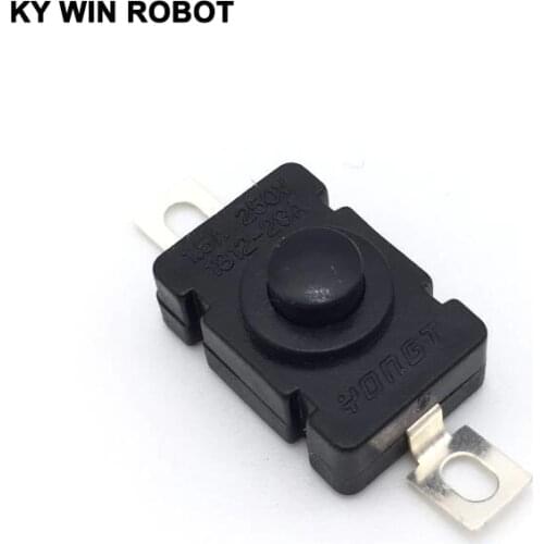 10pcs KAN-28 1.5A250V Flashlight Switches Self Locking SMD Type 18 x 12mm Push Button Switches 1812-28A