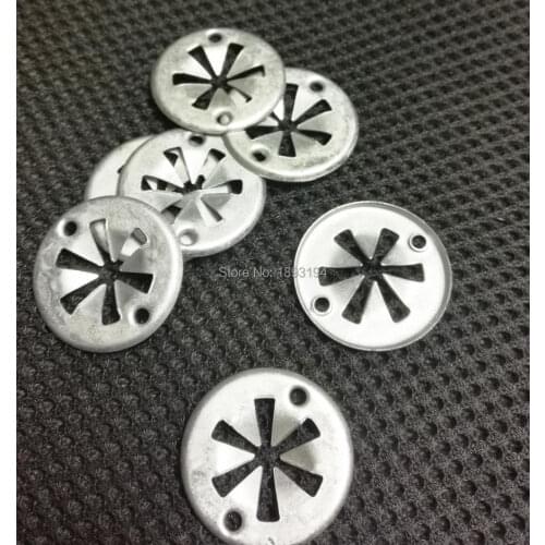 100PCS Metal Locking Star Washers Underbody Heat Shield Fasteners Under Engine Insulation Cover For Vw For Audi For Ford