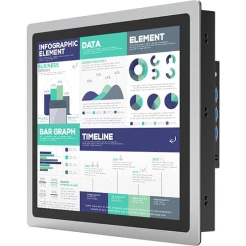 12.1 inch industrial touch panel computer embedded capacitive touch all-in-one machine Intel Core i7-6500U 1024*768 Win 10 pro