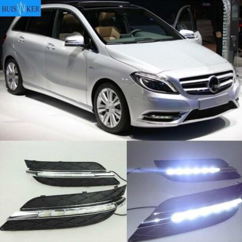2pcs For Mercedes-Benz for W245 B180 B150 B170 B200 DRL Daytime Running Light 2008-2010 year
