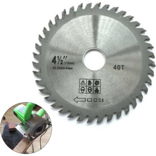4.5 inch 40T Metal Circular Saw Blade Disc Woodworking Rotary Cutting Grinder 40 Teeth Woodworking Circular Saw Blade