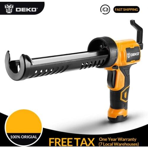 DEKO DEGG01 Automatic Electric Glue Gun Heat Hot Melt Multi-function Electric Pressure Sewing Seams Waterproof Glue