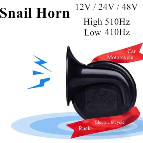 115dB Loud Horn Auto Speaker Alarm 12V 24V 48V Vehicle Boat Car Motor Motorcycle Van Truck Siren Car Horn Signal for Auto Siren