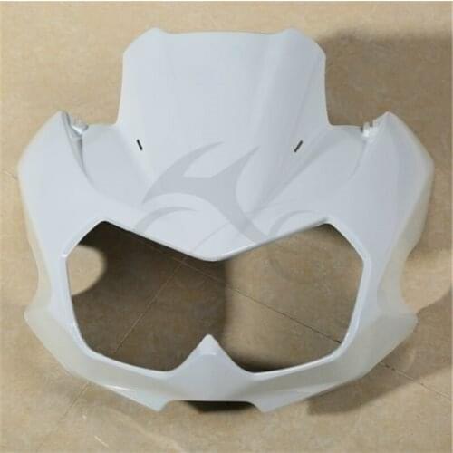 White Upper Front Fairing Cockpit Mask For Kawasaki Z750N Z 750N 2004-2006 2005 Motorcycle Accessories