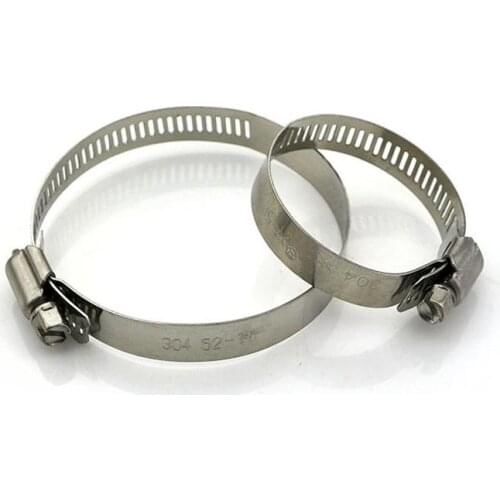 Free Shipping Adjustable 22-32mm 25-40mm 32-50mm 40-60mm Stainless steel Water Pipe Air Tube Clamp Vacuum Hose Spring Band Clip