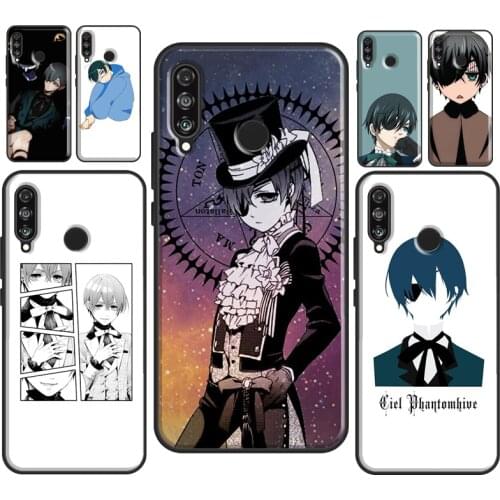 Black Butler Ciel Phantomhive Phone Case For Huawei P20 Lite P40 P30 Pro Mate 10 20 Lite P Smart Z 2019 2021 Soft Cover