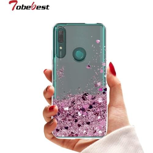 Liquid Glitter P smart Z Case for Huawei P Smart Z 2019 Dynamic Quicksand TPU Slicone Cover For Huawei P SmartZ