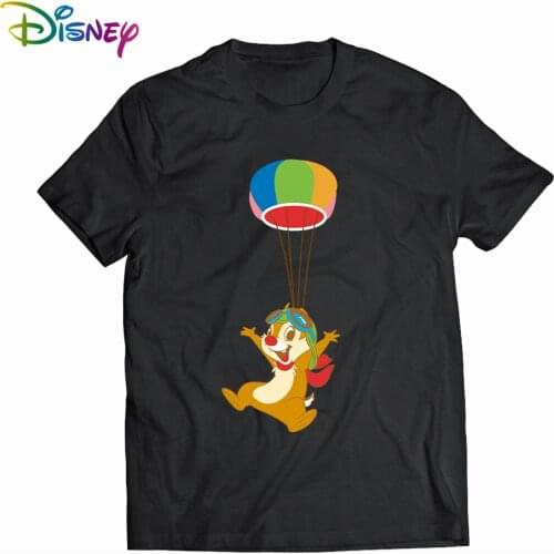 Disney Chip 'n' Dale Women t-shirts Womens cotton t-shirt Short sleeve tee Anime t-shirts Summer graphic t shirts Tops 2021