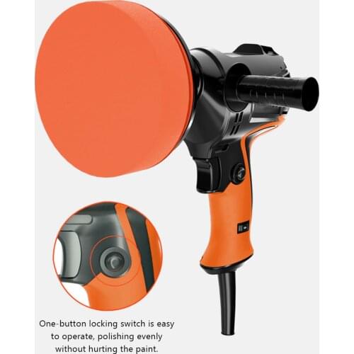 980W Polishing Machine Electric Car Polisher Machine Six Gears Adjustable Speed Car Electric Polisher Waxing Machine Power Tools