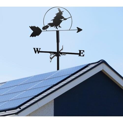Weather Vane Wind Speed Spinner Garden Wind Measuring Tool Farm Retro Durable Scene Garden Stake Weather Vane