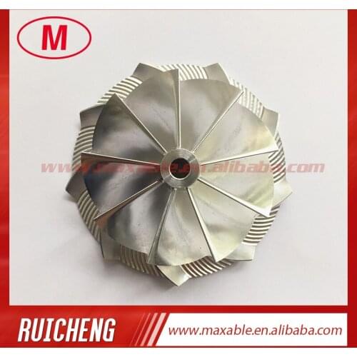 K04 5306-123-2014 Upgrade 46.39/60.00mm 9+0 blades high performance turbocharger billet/milling/aluminum 2618 compressor wheel