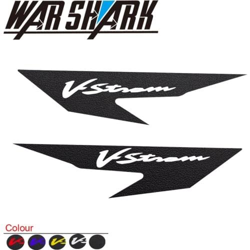 For Suzuki V-strom DL650 2018-2019 Motorcycle Fuel Tank Traction Pad Leather Side Air Knee Non-Slip Sticker 3m Design