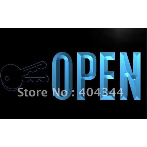 LK785- OPEN Keys Store Cut NEW LED Neon Light Sign home decor crafts