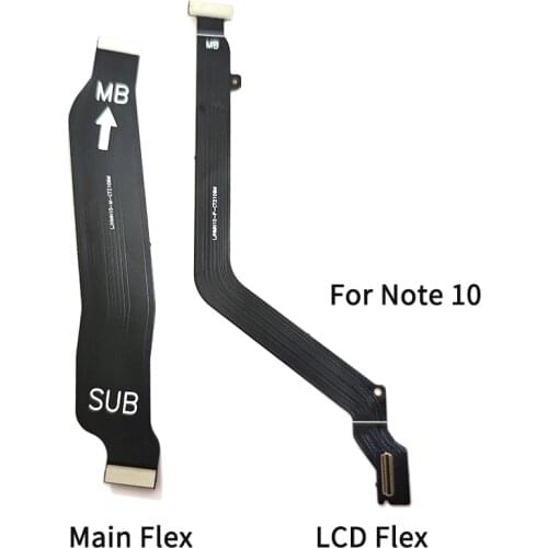 Mother Board Flex For Xiaomi Redmi Note 10 / Note 10 Pro Main Board Connector USB Board LCD Display Flex Cable Repair Parts