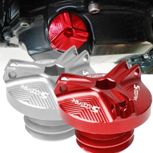 FOR BMW S1000 RR S 1000 RR 2009-2019 2020 2018 2017 2015 2016 2014 Motorcycle S1000RR CNC Engine Oil Filter Cup Plug Cover Screw