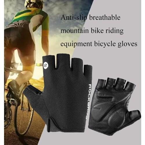 SFIT Cycling Gloves Sports Summer Breathable Half Finger Gloves Shockproof MTB Mountain Bicycle Winter Autumn Bike Gloves