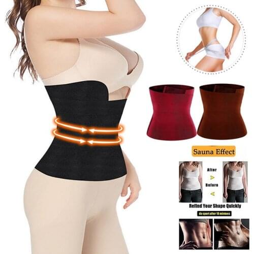 Waist Trainer Shaperwear Belt Women Slimming Tummy Wrap Waist Trimmer Belt Slimming Cincher Body Shaper Control Strap Plus Size