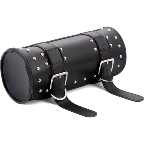 Retro Universal PU Leather Tool Saddle Bag Black Side Tool Tail Bag Luggage Motorcycle Autobike Scooter Newstyle