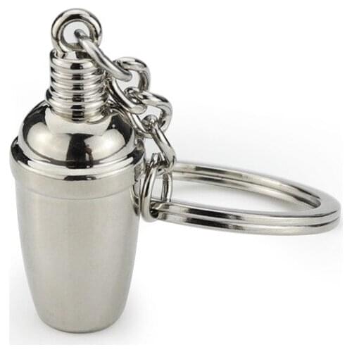 Universal Cars Keychains Bottle Emblem Creative Luxury Zinc Alloy Cute Multi-function Hook Car-styling Ornament Accessories