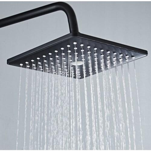 2018 Universal 3 Modes Functional Hand-held Showerhead Water-saving Abs Round Spray Rain Top Shower Bathroom Accessories Set