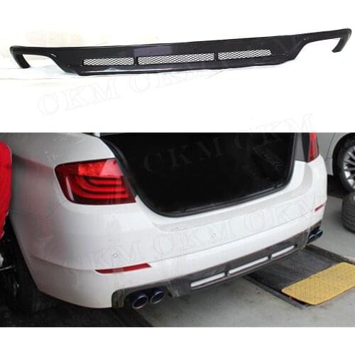Carbon Fiber Rear Bumper Lip Diffuser Spoiler Auto Car Accessorise for BMW 5 Series F10 F18 2012-2017