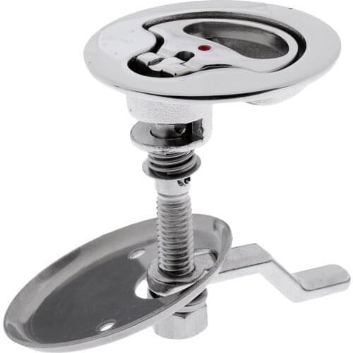 316 Stainless Steel Marine Boat Hatch Latches Turning Lock Lift Handle 50mm