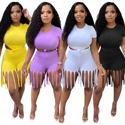 Shorts sets two piece set women 2 piece sets women outfit wholesale items shorts set tops female 2021 summer clothes