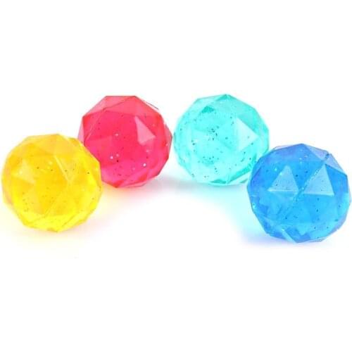 10pcs/lot Funny Toy Balls Solids Rubber Jump Ball Mixed Super Bouncy Ball Children Elastic Rubber Ball Children Kids Xmas Gift