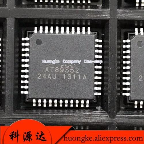 2pcs/lot AT89S52 AT89S52-24AU QFP44 INSTOCK