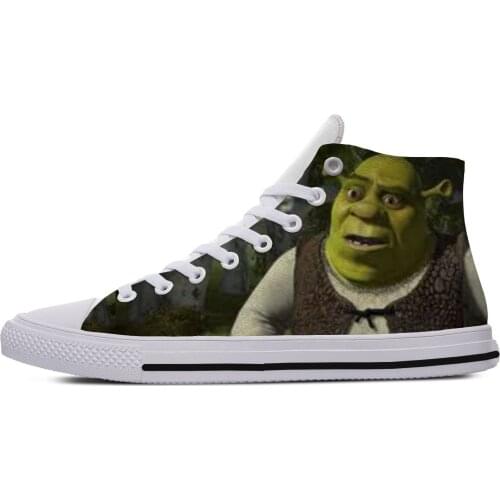 2019 Hot Cool Fashion New Summer Sneakers Handiness Casual Shoes 3D Printed Cartoon Cute Funny Fantasy Movie For Men Women Shrek