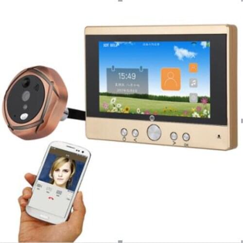 4.3 Inch 2MP HD WIFI Doorbell Wireless Intercom Wide Angle Video Door Phone