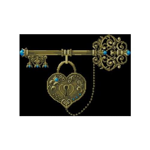 6-MM Mouse avatar Counted Cross Stitch Kit Cross stitch RS cotton with cross stitch The Key to Happiness