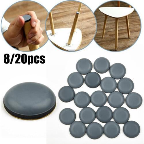 8/20Pcs Furniture Sliders Feet Glider For Carpet Movers Heavy Duty Shifter Removal Sliding Pads For Home Furniture Household