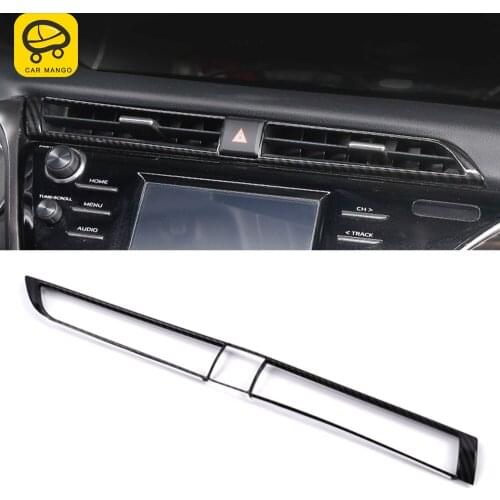 CarManGo Car Accessories Center Side Air Vent Outlet Panel Trim Cover Frame Sticker Decoration for Toyota Camry XV70 2017-2021