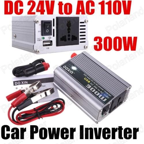 DC 12V To AC 110V 500W Power Car Inverter Voltage Converter Transformer USB Charger modified sine wave