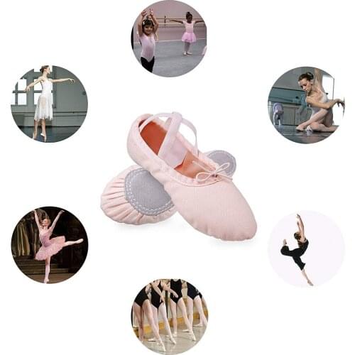 Ballet Slippers Girls Ballet Dance Shoes Canvas Dance Shoes Sports Trainings Flats