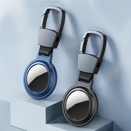 Positioner Case with Buckle Tracker Protective Shell Anti-lost metal Bag Magnetic model for Apple airtag